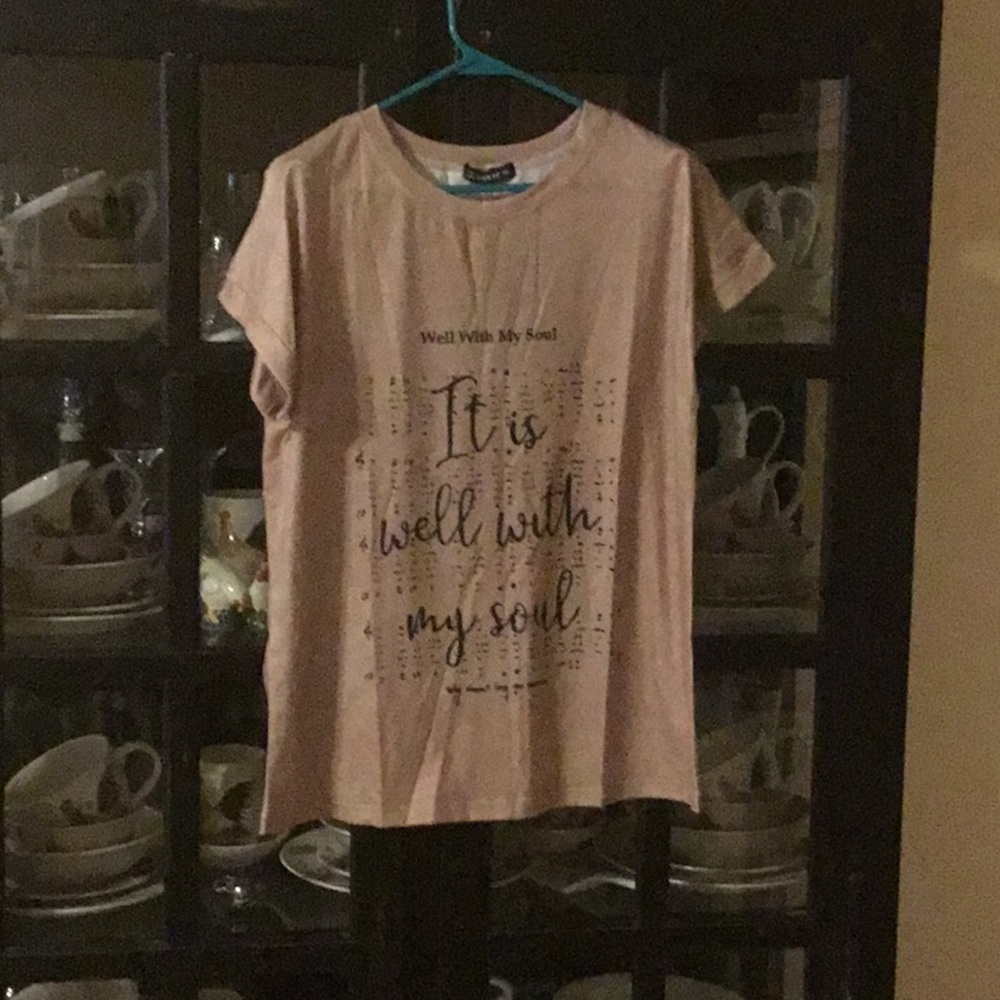 NWT Beige Graphic T-Shirt